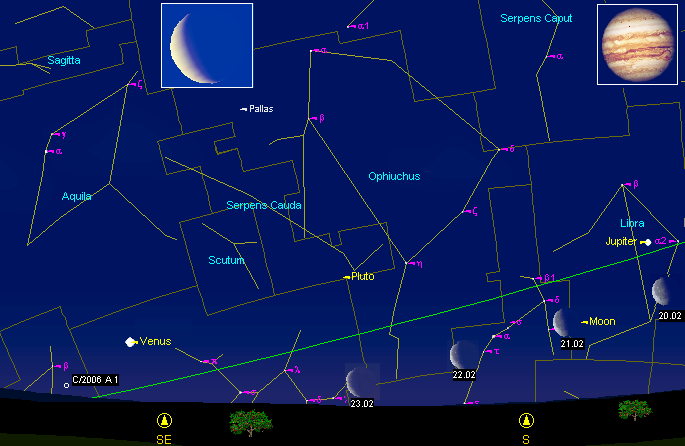 Astronomicheskaya nedelya s 20 po 26 fevralya 2006 goda