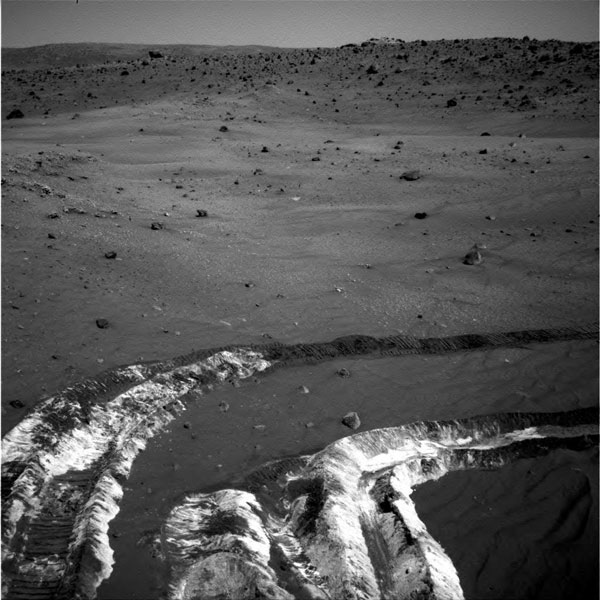 Unusual Bright Soil on Mars