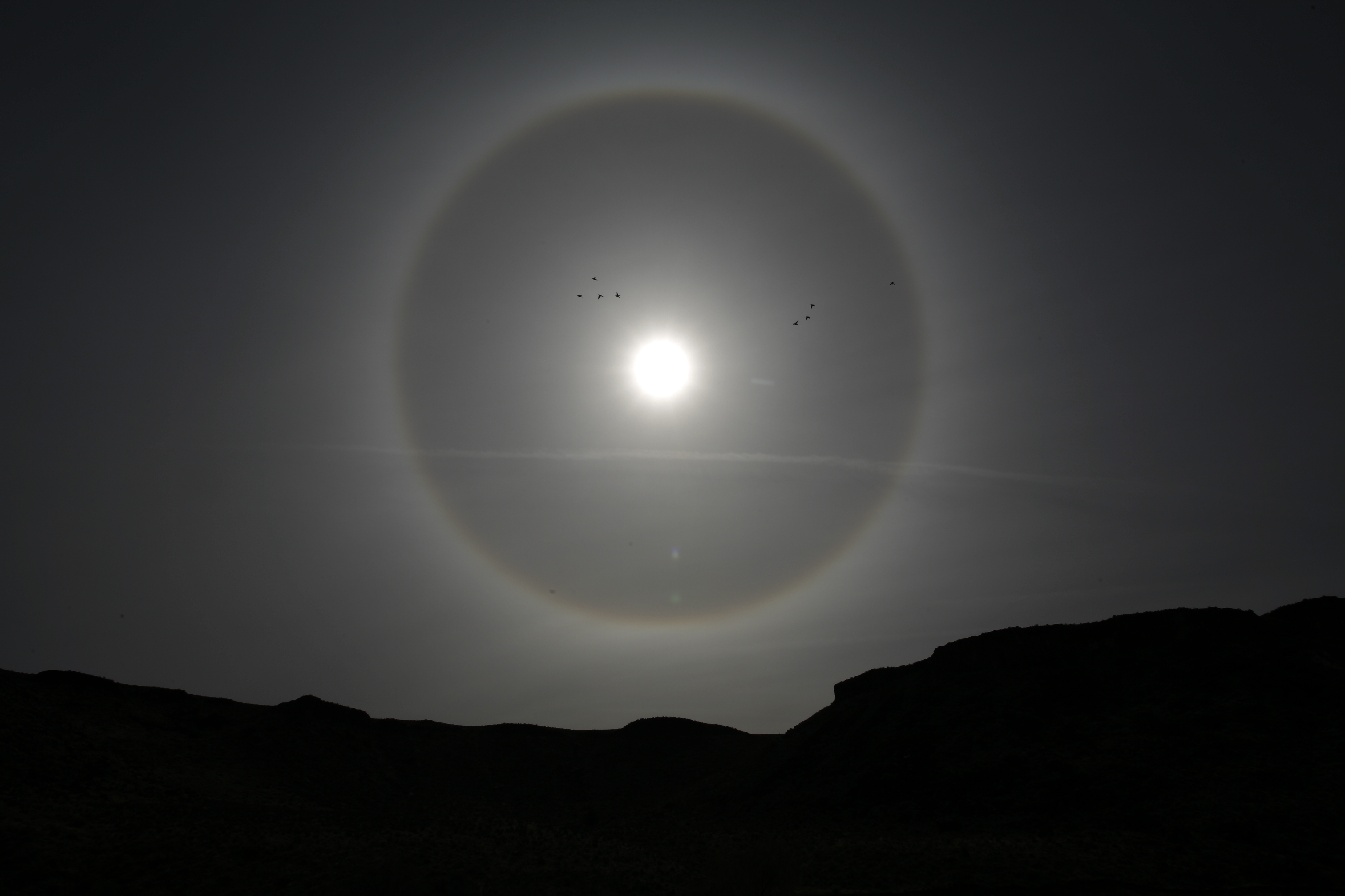 A Sun Halo over Utah