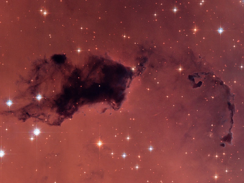A Dust Cloud in NGC 281