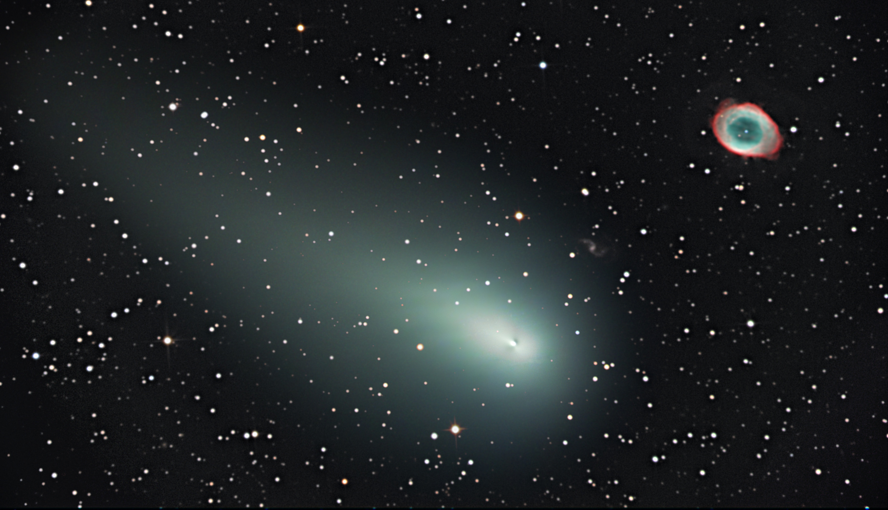 Comet Meets Ring Nebula: Part I