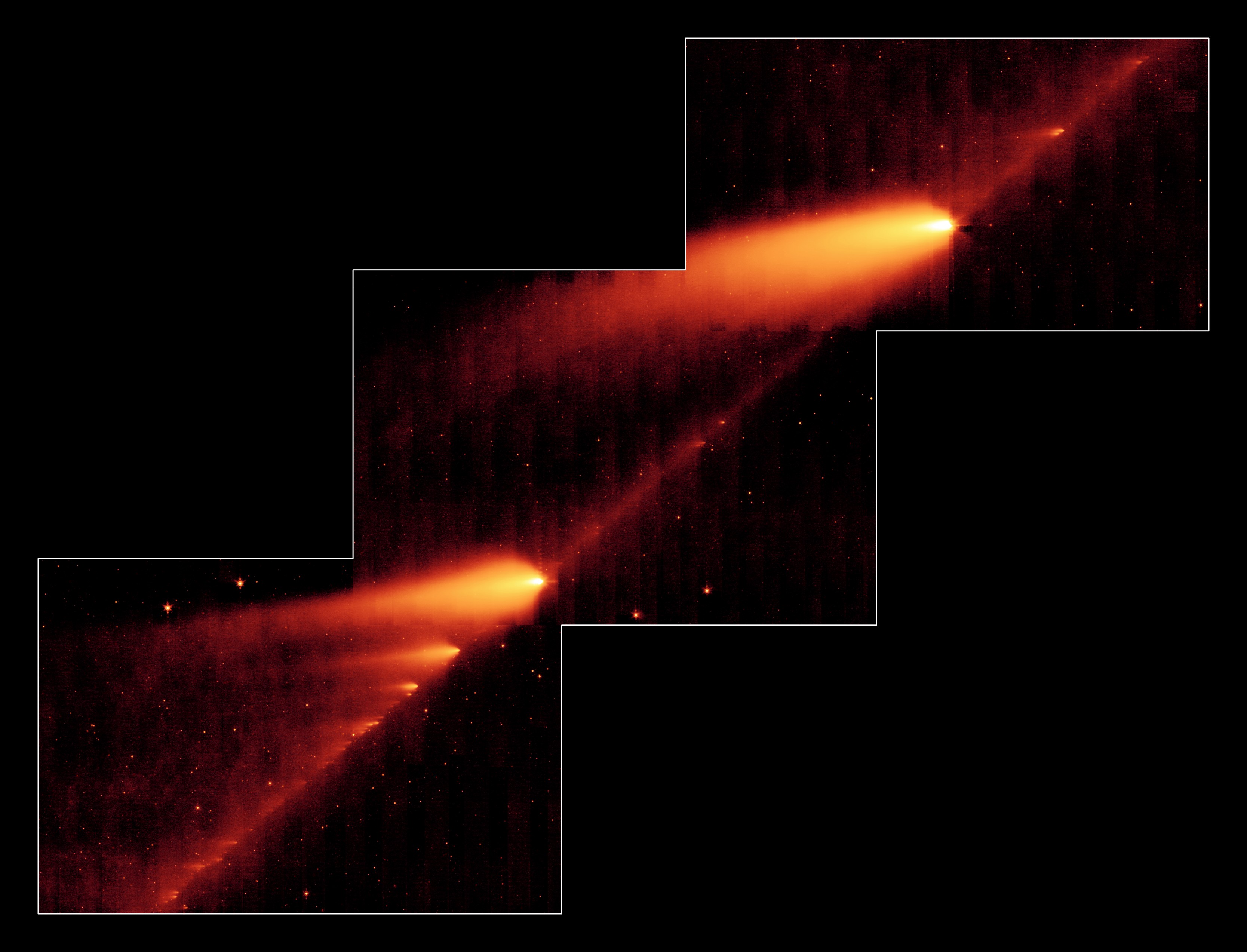 Разваливающаяся комета