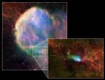 IC 443: остаток сверхновой и нейтронная звезда