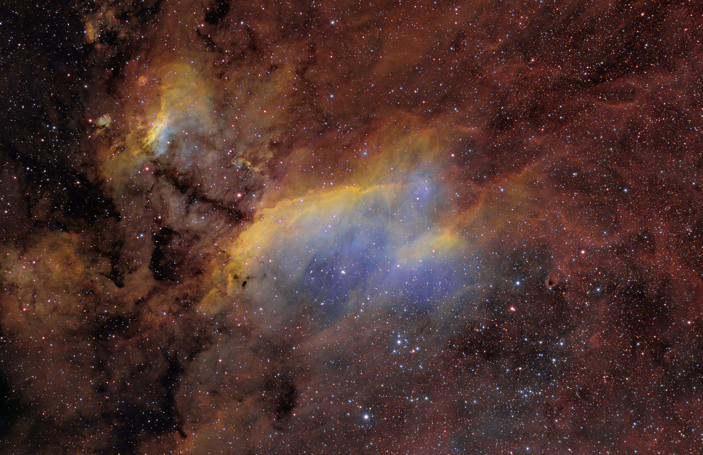 IC 4628: туманность Креветка