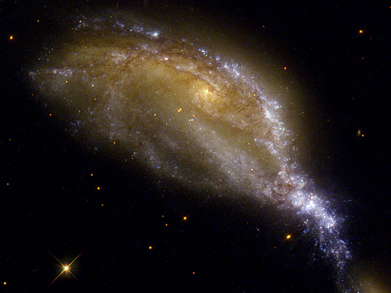 A Galaxy Collision in NGC 6745