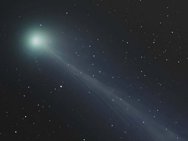 The Ghostly Tail of Comet SWAN