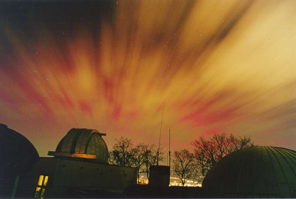 Aurora in Red and Yellow