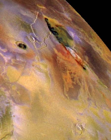 Zal Patera on Jupiter's Moon Io