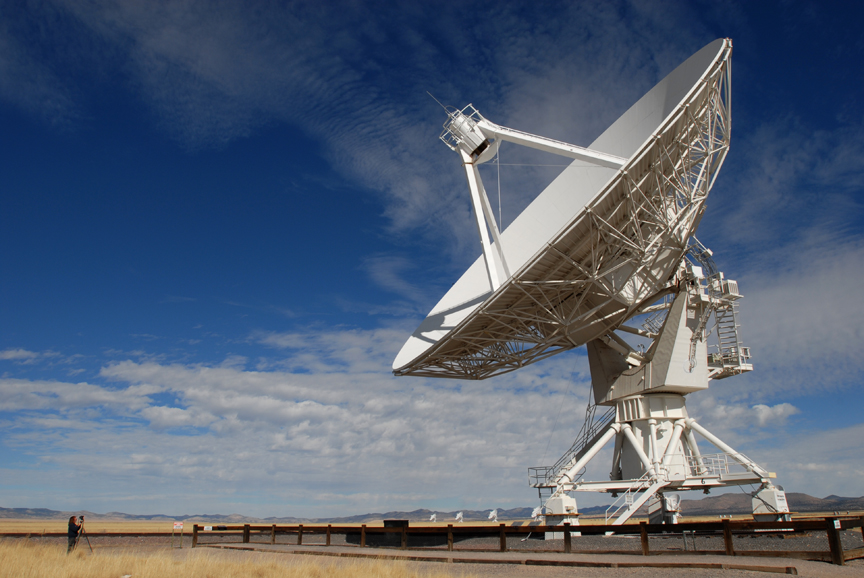 A Big Dish at the VLA Radio Observatory