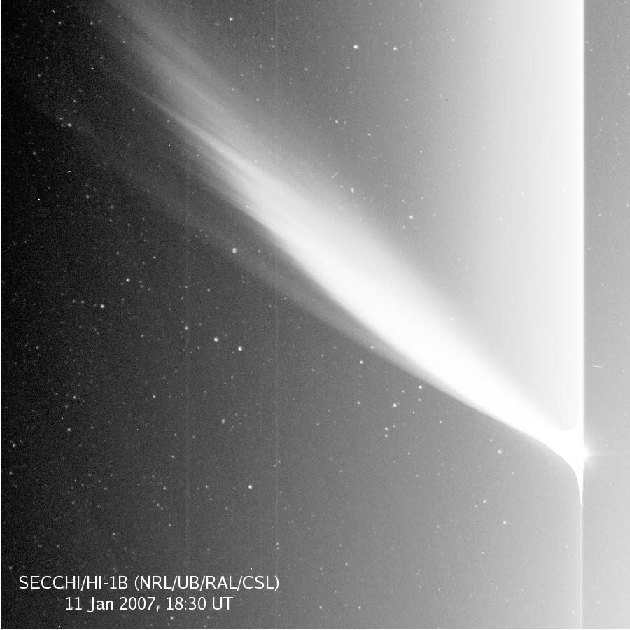 Comet McNaught from New STEREO Satellite