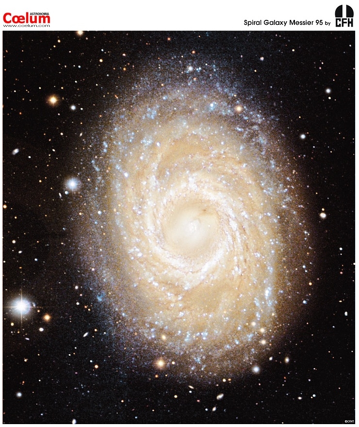 Spiral'naya galaktika s peremychkoi M95
