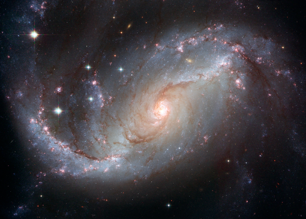 Spiral'naya galaktika s peremychkoi NGC 1672