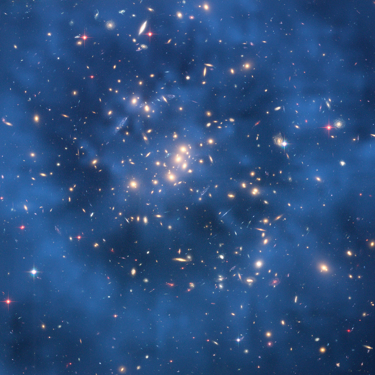 Modelirovanie kol'ca iz temnoi materii vokrug skopleniya galaktik CL0024+17