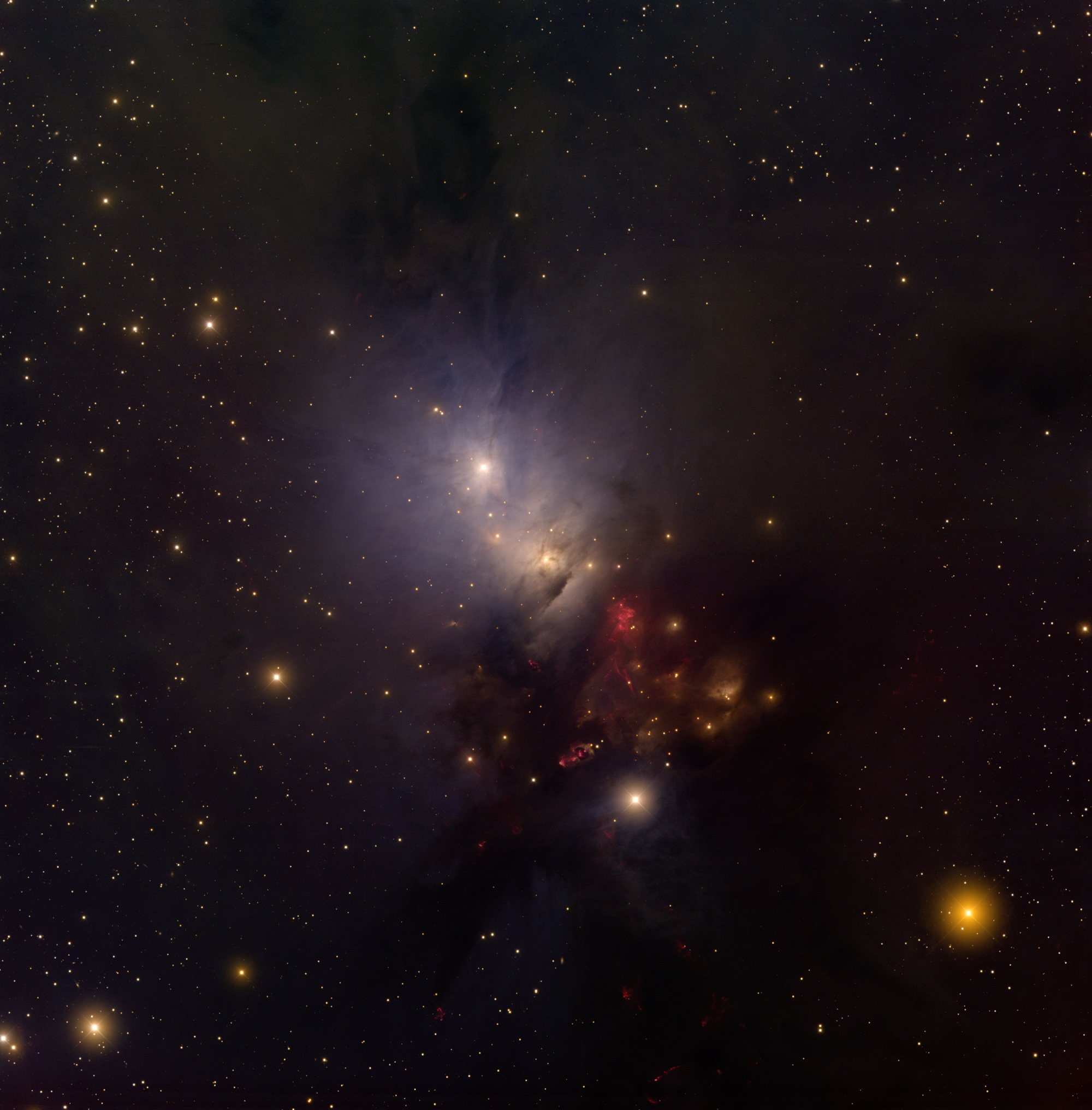V centre otrazhatel'noi tumannosti NGC 1333
