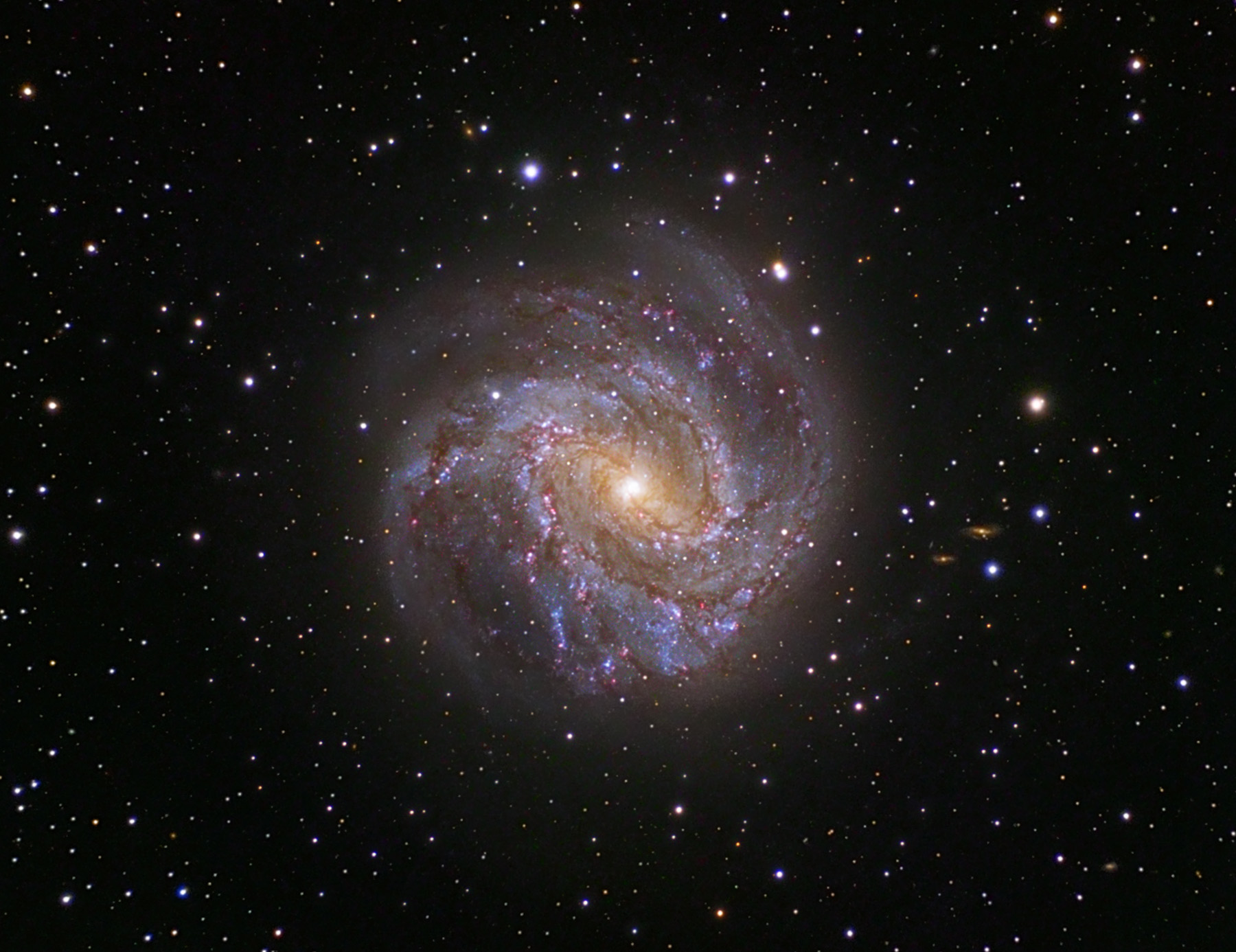 Spiral'naya galaktika M83: Yuzhnaya "Vertushka"