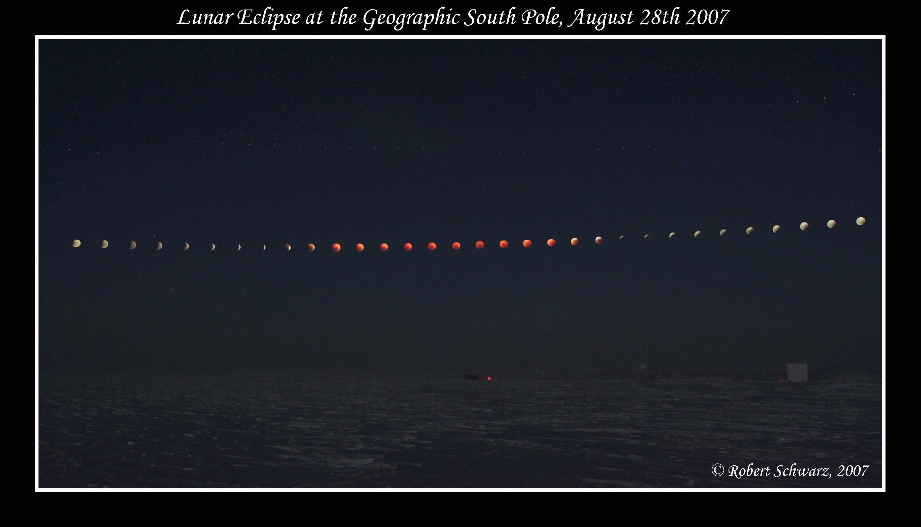 South Pole Lunar Eclipse