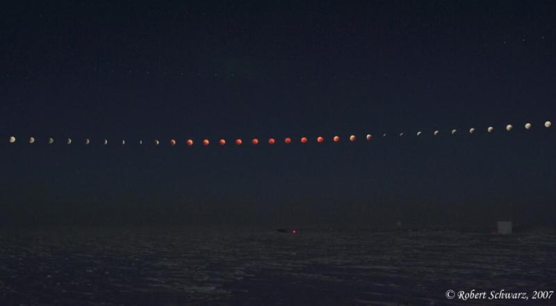 South Pole Lunar Eclipse