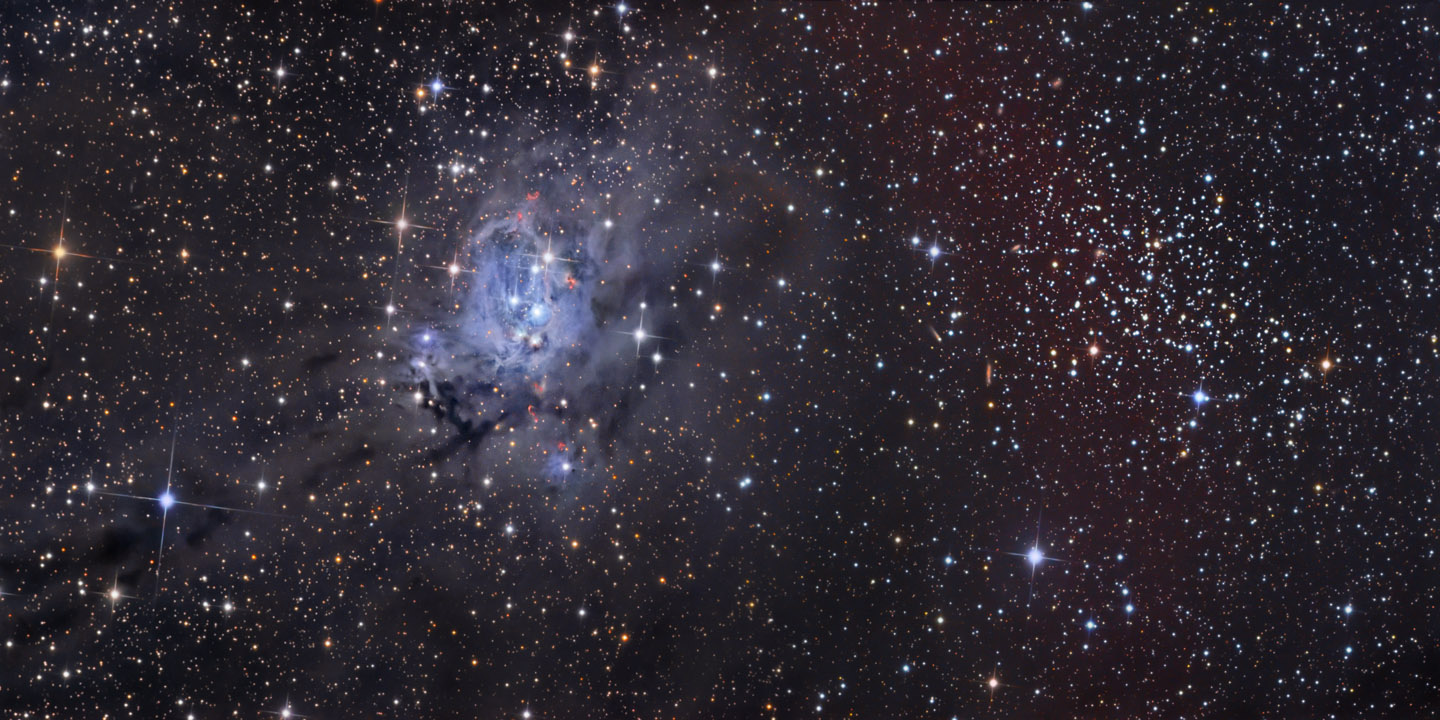 NGC 7129  NGC 7142