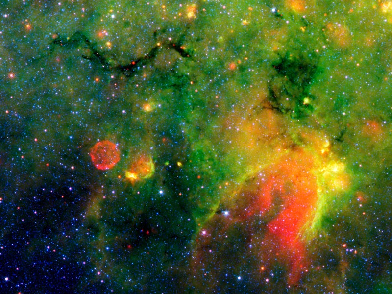 A Galactic Star Forming Region in Infrared