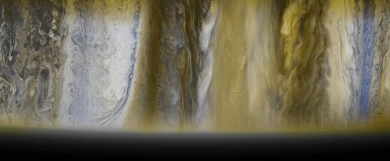 Облака Юпитера: вид с аппарата Новые Горизонты