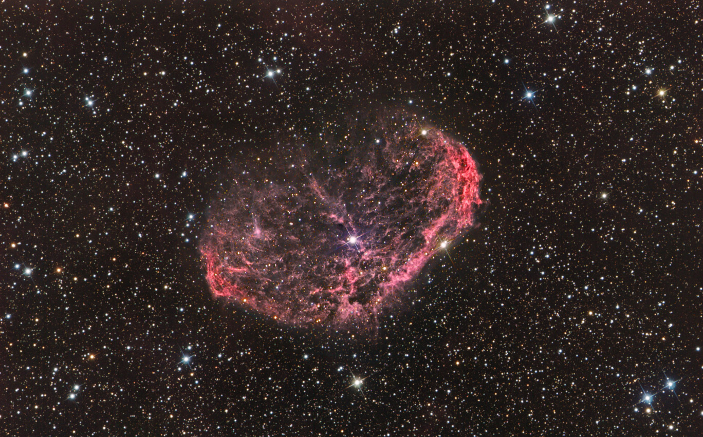 NGC 6888: tumannost' Polumesyac