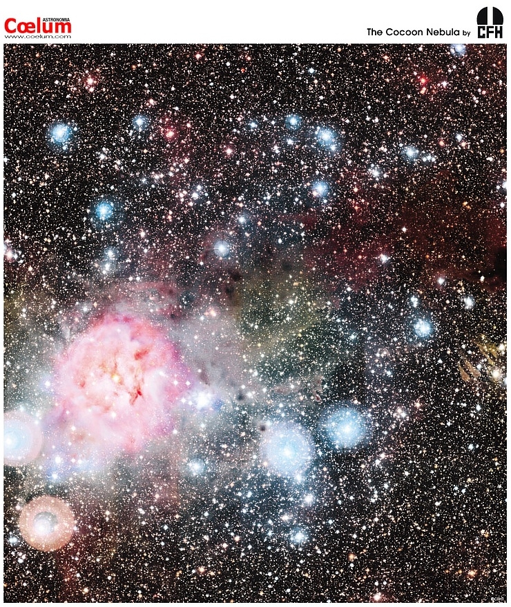 Tumannost' Kokon v teleskop CFHT