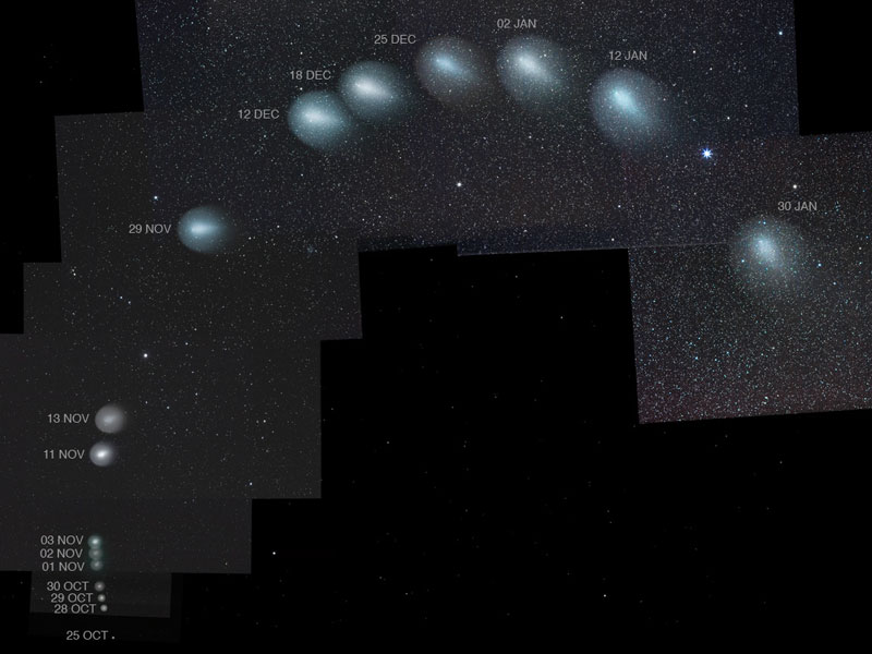 Three Month Composite of Comet Holmes