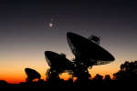 Планеты выстроились над Австралийской цепочкой радиотелескопов