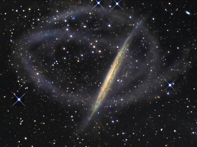 Звездные потоки в NGC 5907
