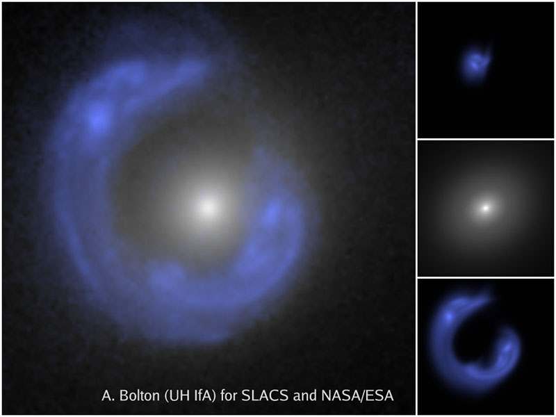 SDSSJ1430: galaktika i kol'co Einshteina
