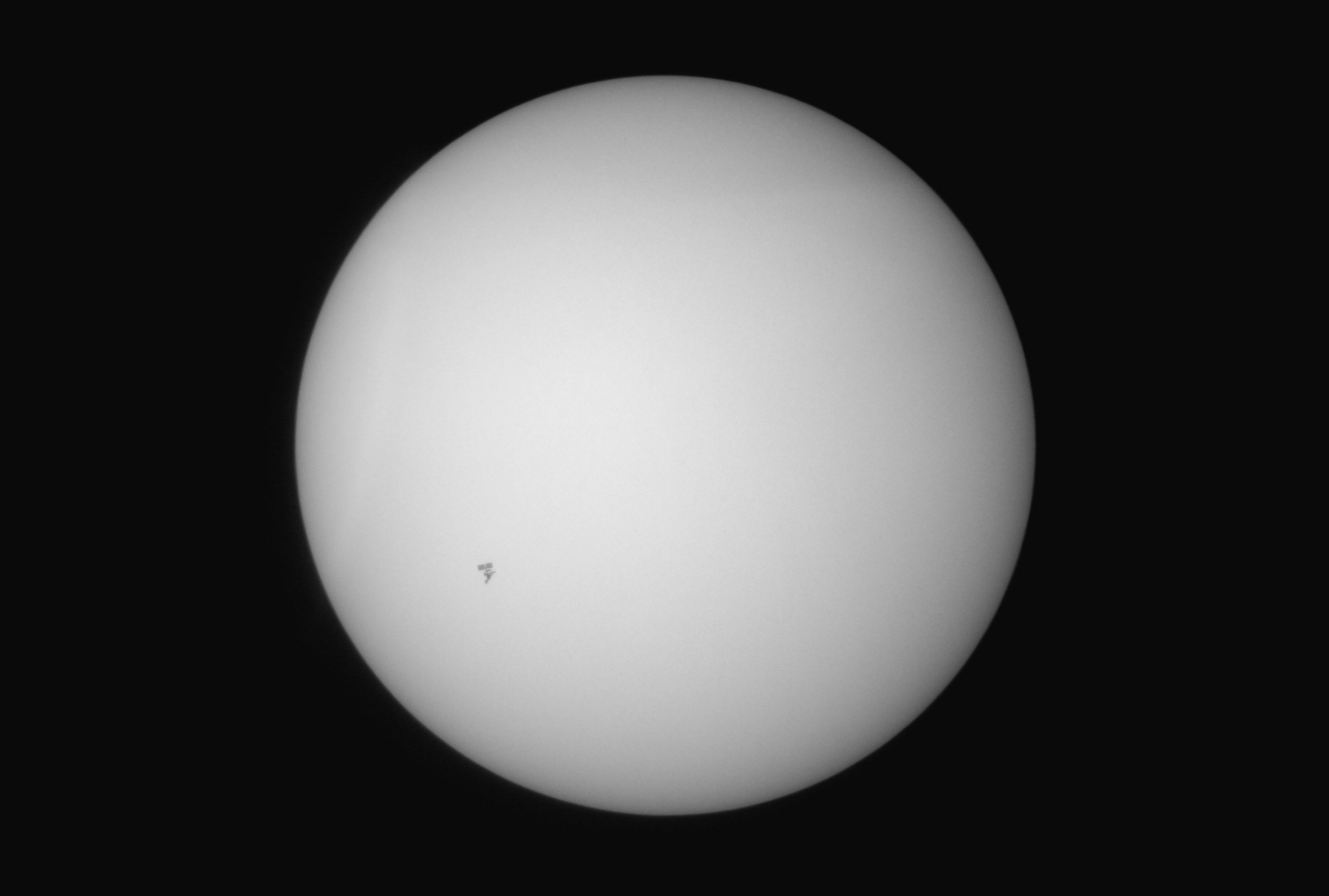 The International Space Station Transits the Sun