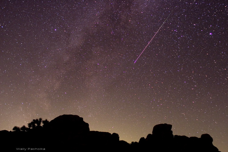 Sled meteora iz potoka Perseid