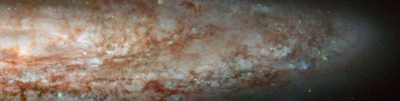 NGC 253 krupnym planom