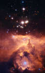 Массивные звезды в рассеянном скоплении Писмис 24