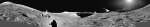 Панорама с корабля Аполлон-15: астронавты исследуют Луну
