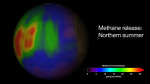 V atmosfere Marsa obnaruzhen metan