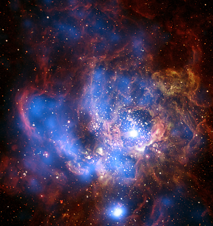 NGC 604: rentgenovskoe izluchenie gigantskoi oblasti zvezdoobrazovaniya