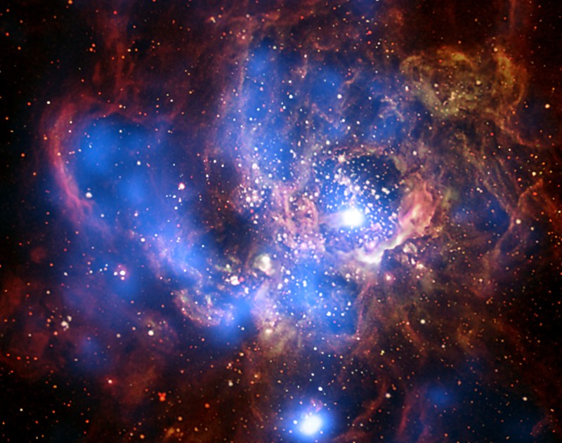 NGC 604: rentgenovskoe izluchenie gigantskoi oblasti zvezdoobrazovaniya