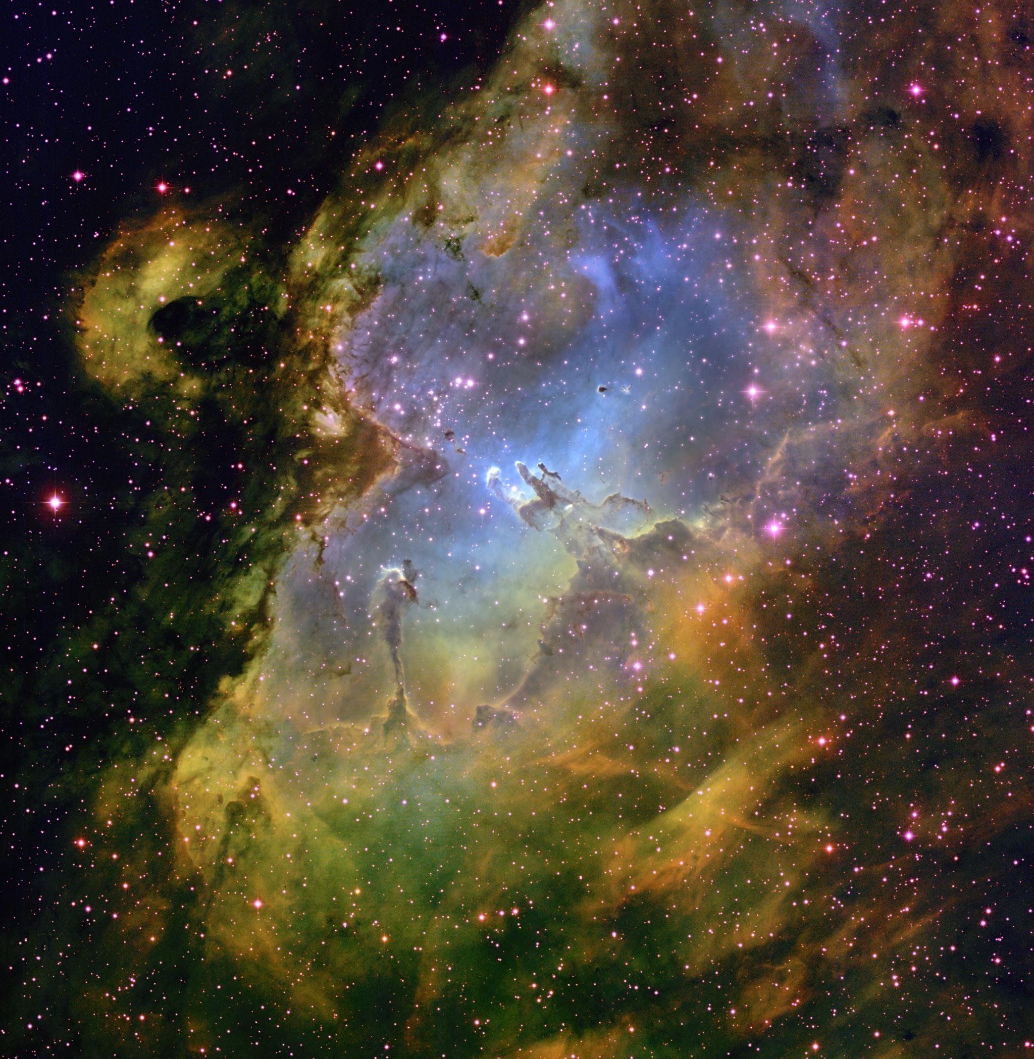 Inside the Eagle Nebula