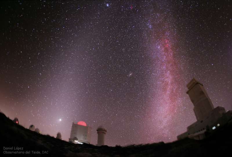 Zodiacal Light Vs  Milky Way