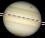 Прохождение спутников по диску Сатурна