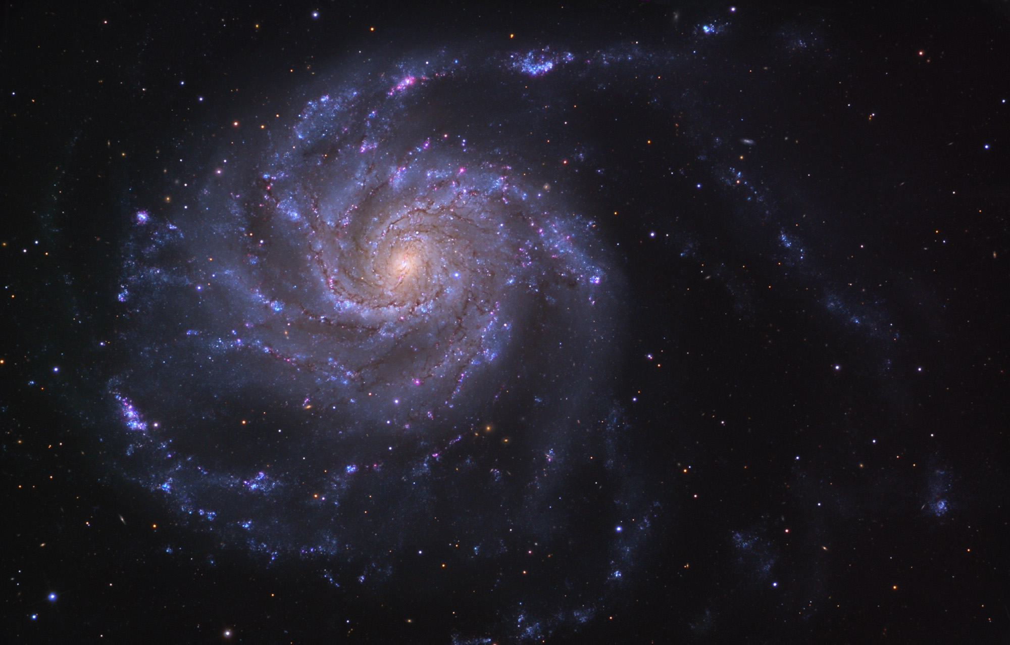 M101: galaktika Vertushka