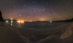 Панорама неба над озером Салда