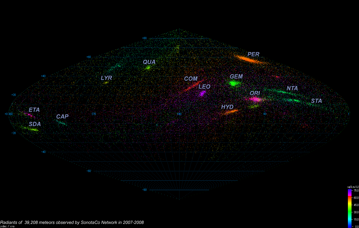 40 tysyach radiantov meteorov na nebe