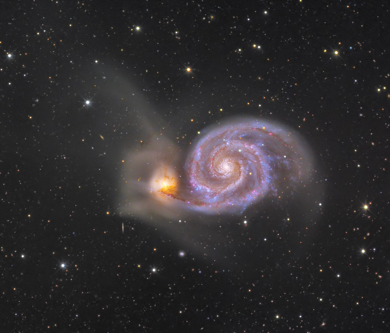 Whirlpool Galaxy Deep Field