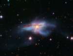 NGC 6240: слияние галактик