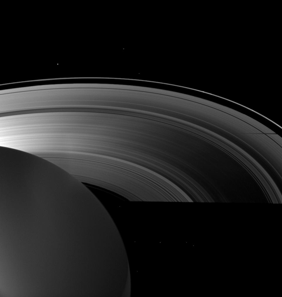 Shadows of Saturn at Equinox