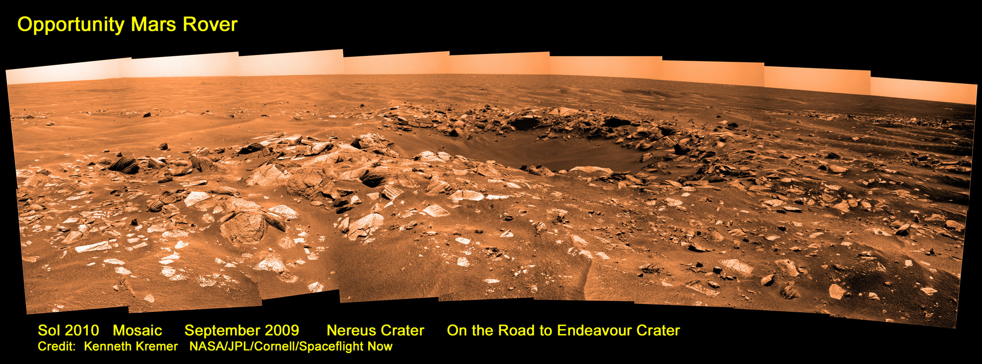 Krater Nerei na Marse