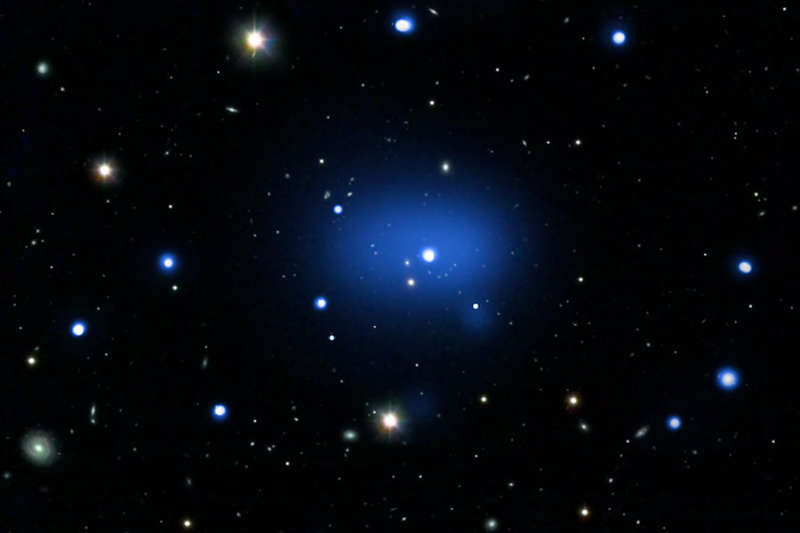 JKCS041: samoe dalekoe skoplenie galaktik
