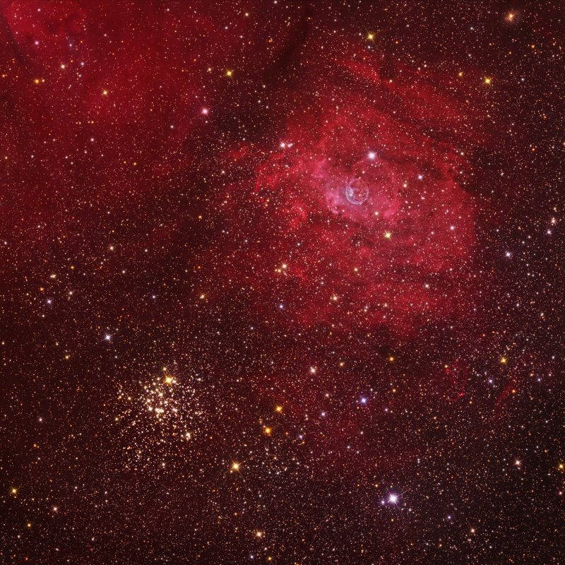 Puzyr' i skoplenie M52